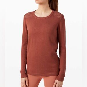 Lululemon Back to Balance Long Sleeve Sweater.